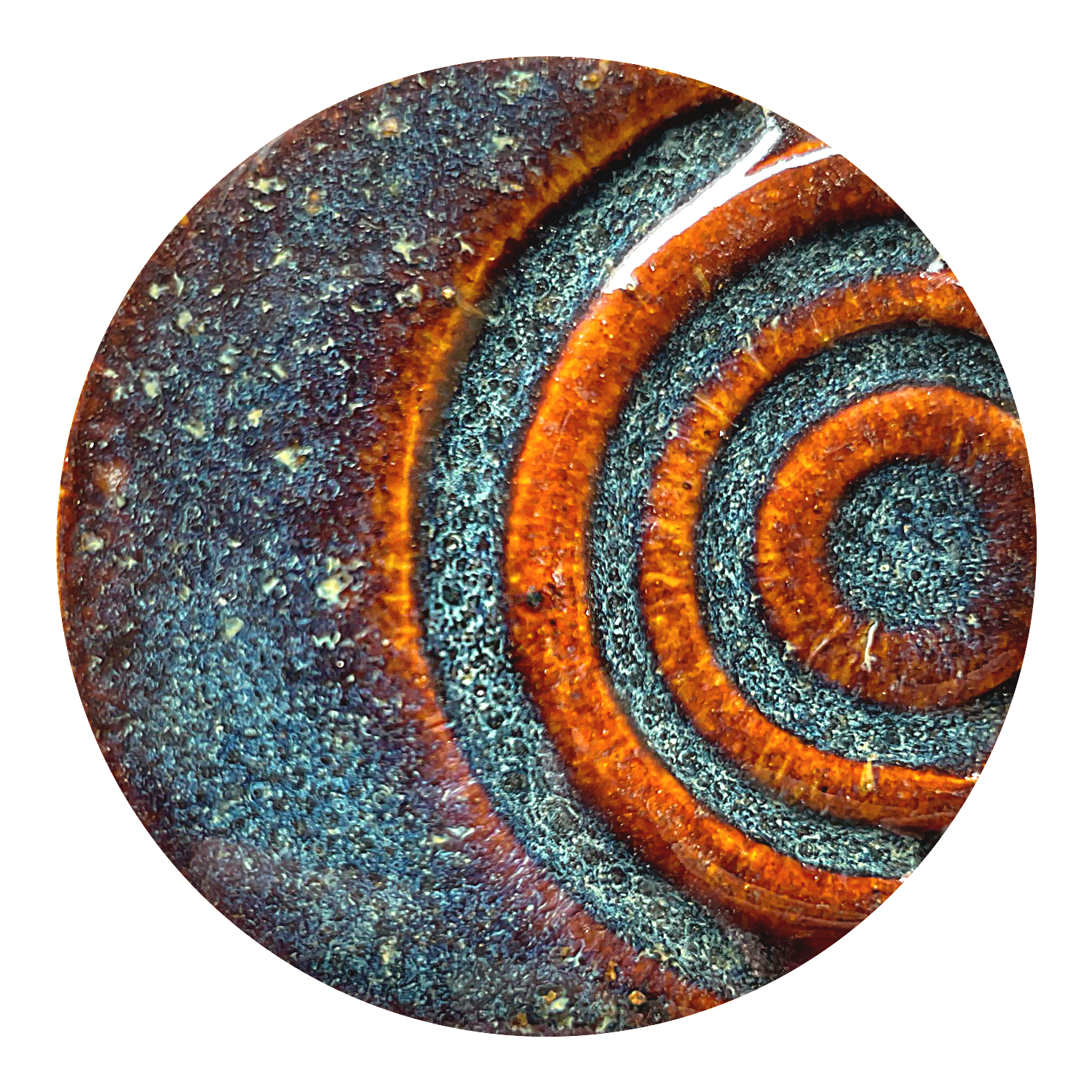 1229 Mottled Brown Transparent